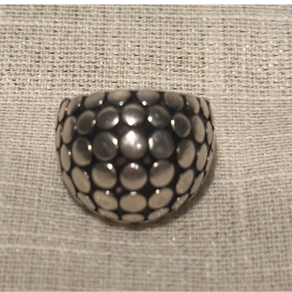 John Hardy Sterling Silver Dome Ring 
Size 8 1/4 - Picture 2 of 7